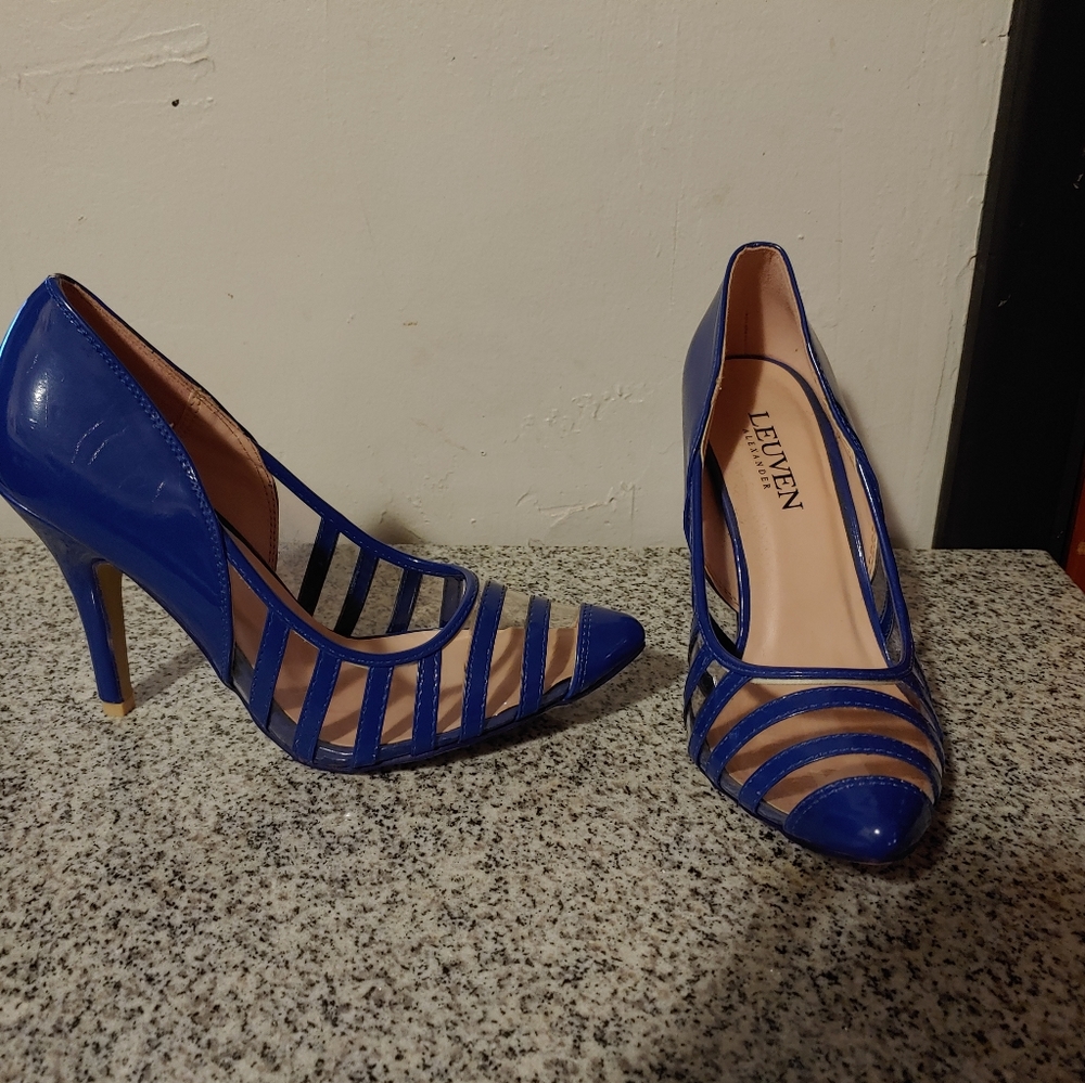 Blue heels